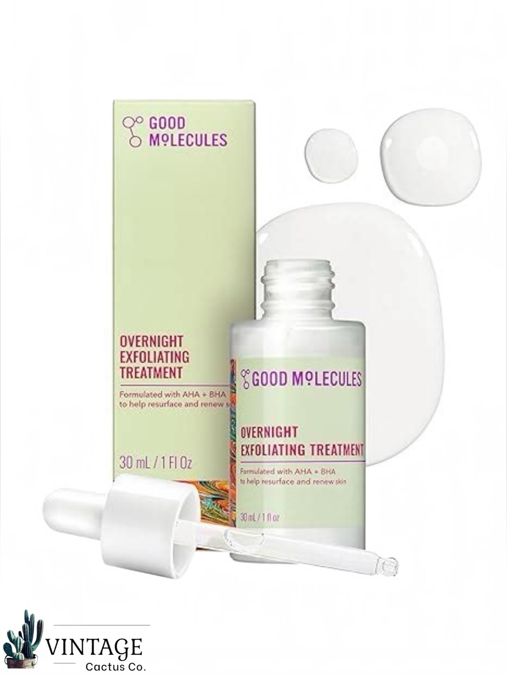 NIB! §GOOD MOLECULES OVERNIGHT EXFOLIATING TREATMENT